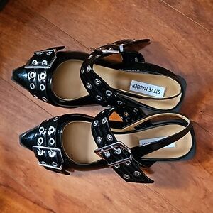 STEVE MADDEN black flats woman size 8.5